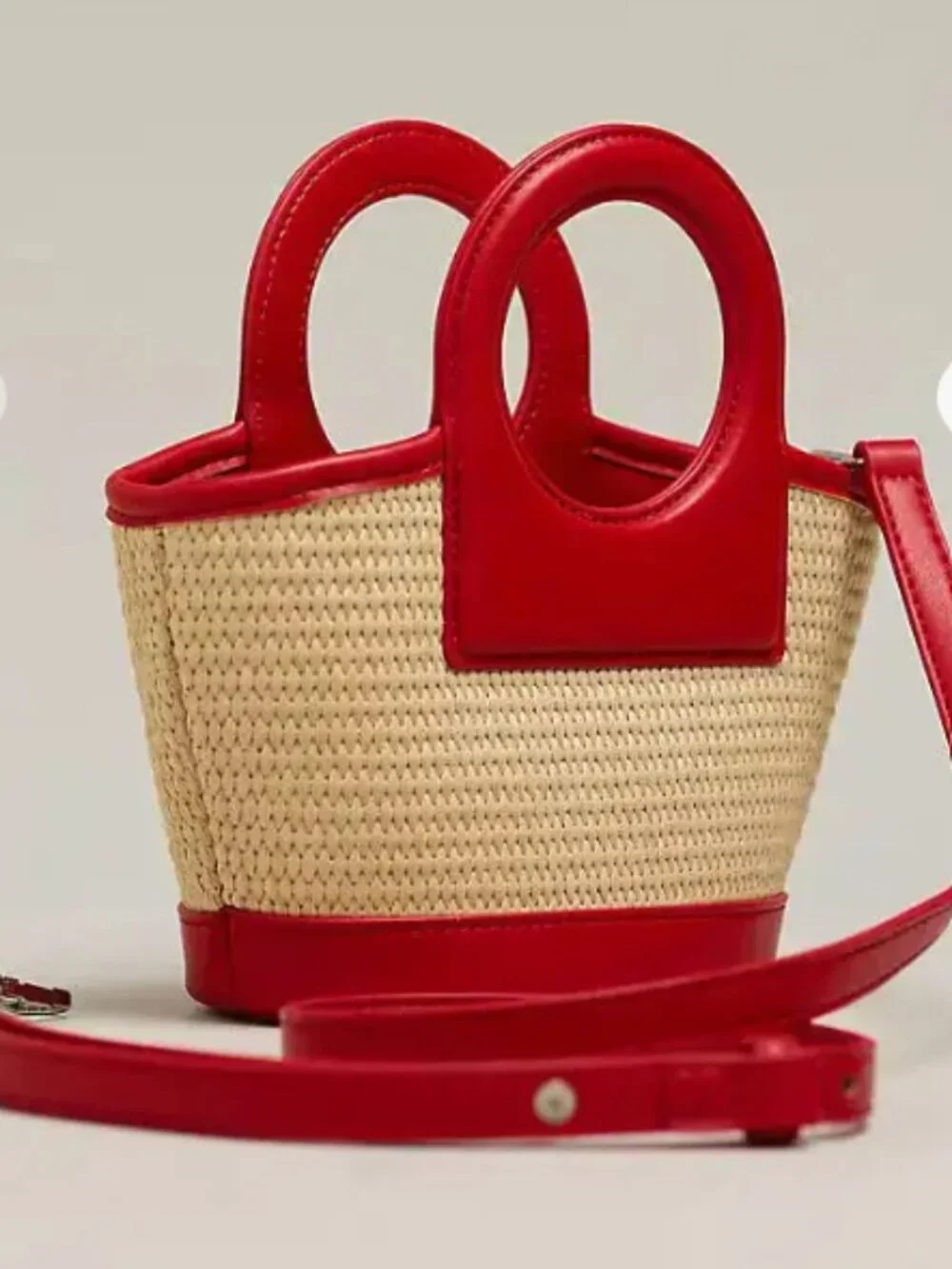 Meli Bianco Carson Raffia Handbag - NWT - Picture 2 of 8